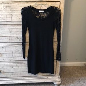 Long sleeve semi-formal dress